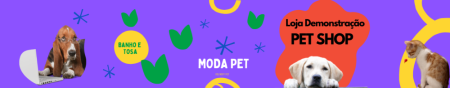 Capa Loja Demonstração - Pet Shop